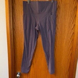 Athleta Salutation Stash Lavender 7/8 Tights